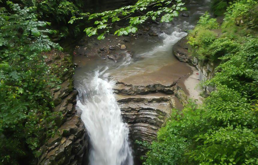 magnificent waterfall Visadar